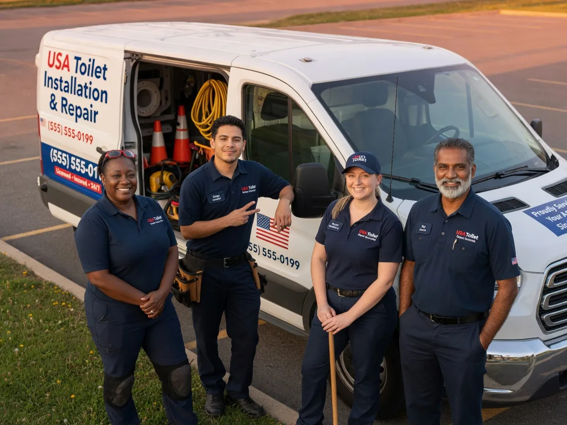 Toilet Installation company in Hamshire, TX